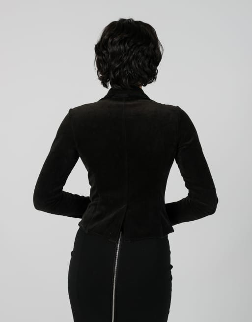 Vintage Sisley XS blazer in black, 2 of 4