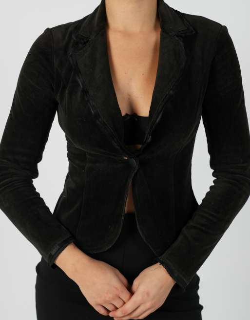 Vintage Sisley XS blazer in black, 4 of 4