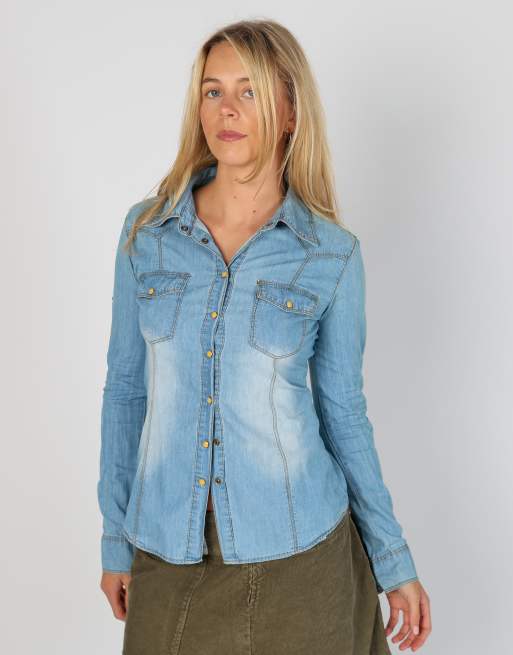 Vintage Sixte XS shirt in light blue