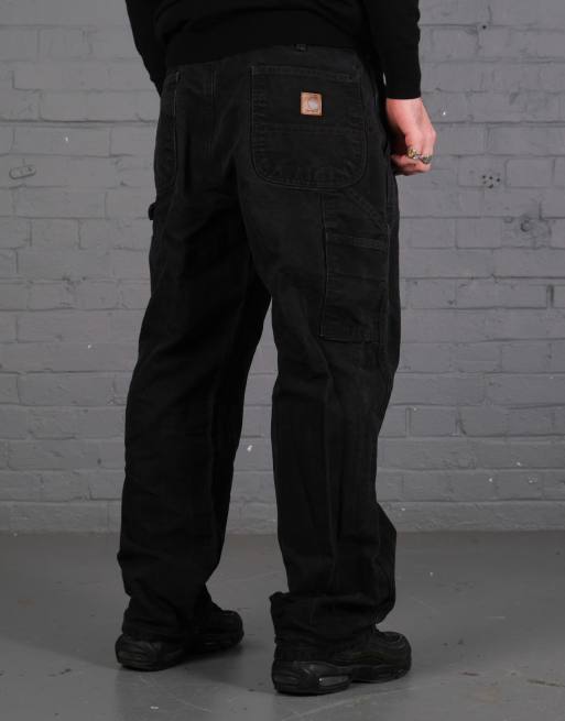 Vintage Size 36 Carhartt Carpenter Jeans in Black