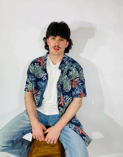 Vintage Size 3XL Hawaiian Short Sleeve Shirt In Multi - view 1
