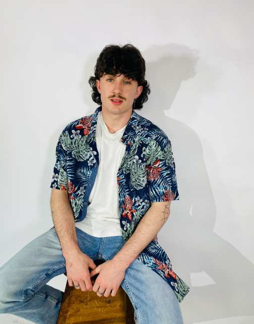 Vintage Size 3XL Hawaiian Short Sleeve Shirt In Multi