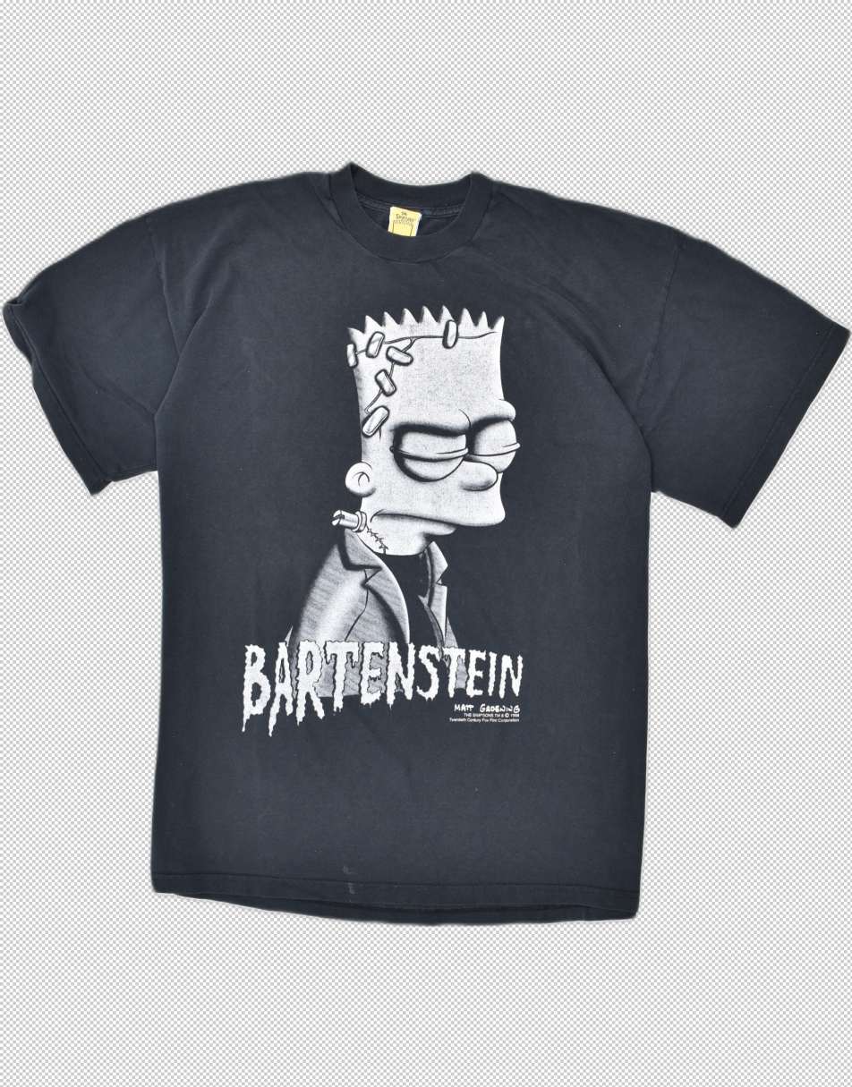 Vintage Size L 90s The Simpsons Bartenstein Graphic t-shirt in black