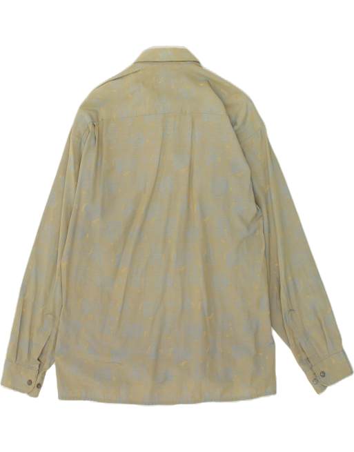 Vintage Size L Abstract Pattern Shirt in Khaki, 2 of 4