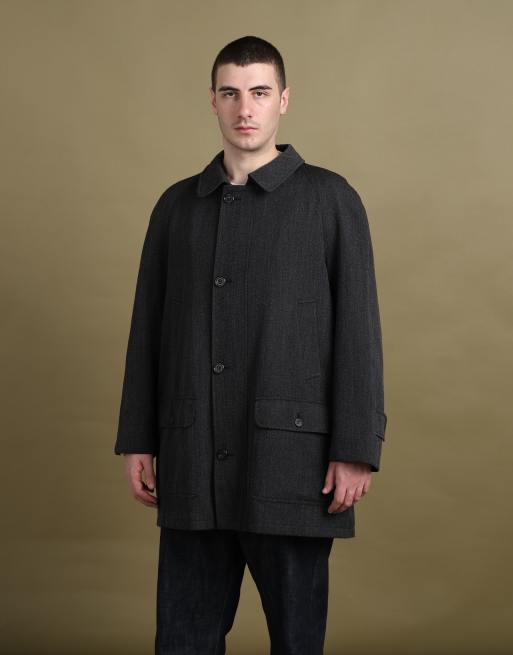 Vintage size L Aquascutum mid-length jacket in charcoal grey, 3 of 7