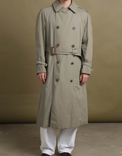 Vintage size L Aquascutum trench coat in green, 4 of 7