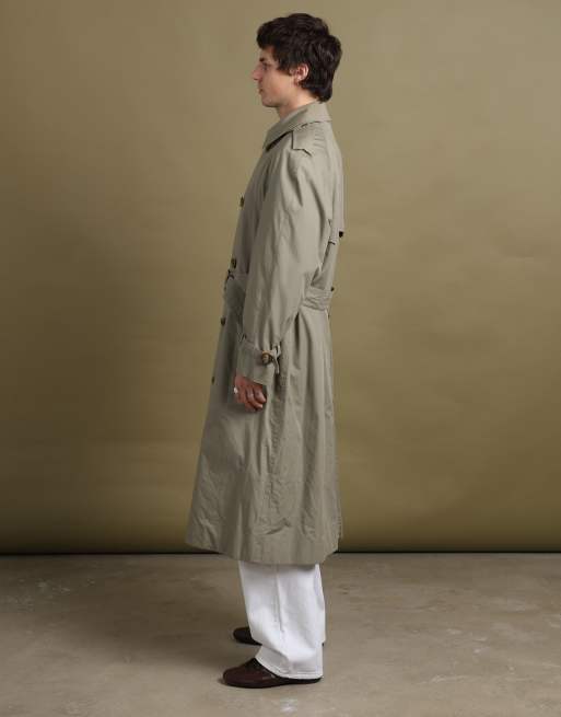 Vintage size L Aquascutum trench coat in green, 5 of 7