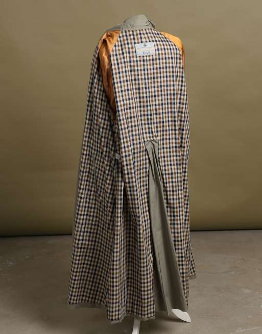 Vintage size L Aquascutum trench coat in green, 7 of 7