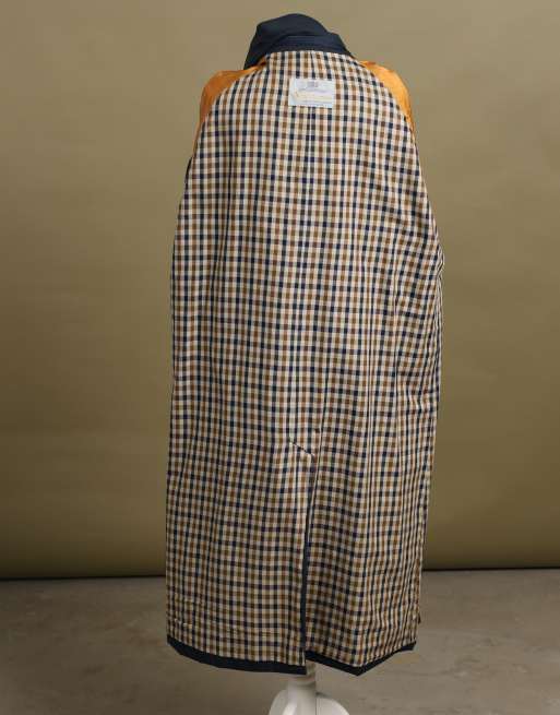 Vintage size L Aquascutum trench coat in navy, 7 of 7