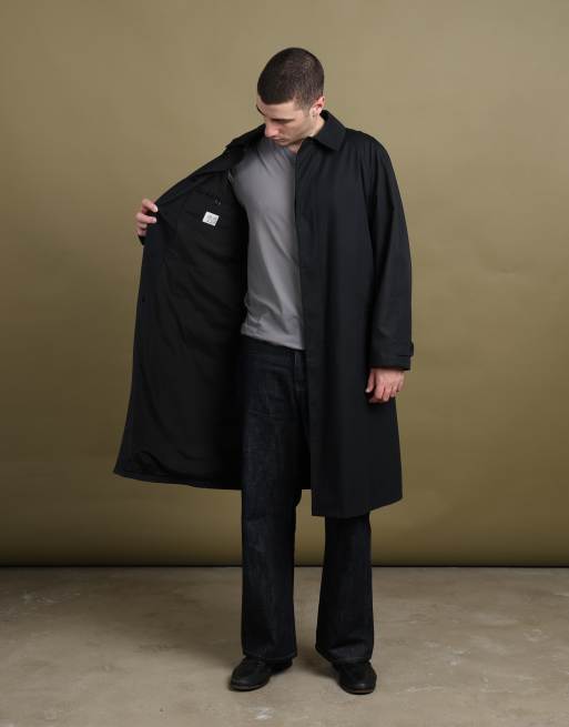 Vintage size L Armani Collezioni overcoat in black, 2 of 7