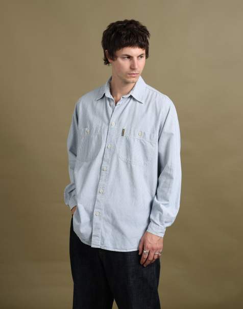 Vintage size L Armani Jeans oxford shirt in white - view 1