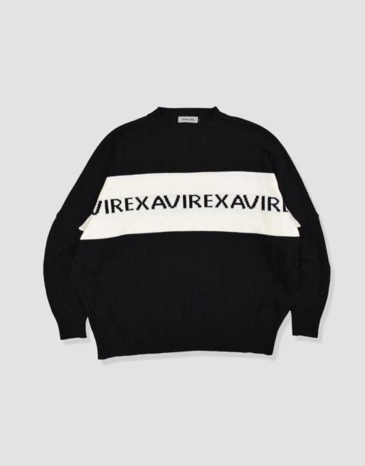  Vintage size L avirex jumper in black