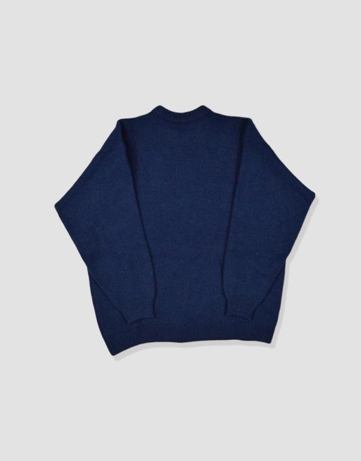 Vintage size L avirex knit jumper in navy blue, 3 of 4