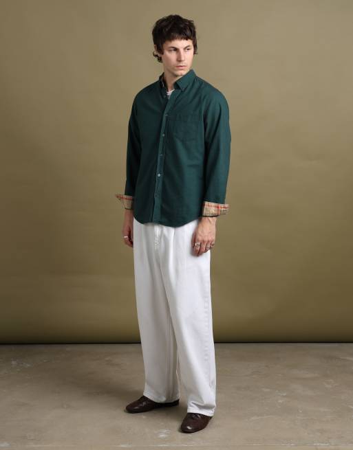 Vintage size L Burberry Brit shirt in green, 3 of 7