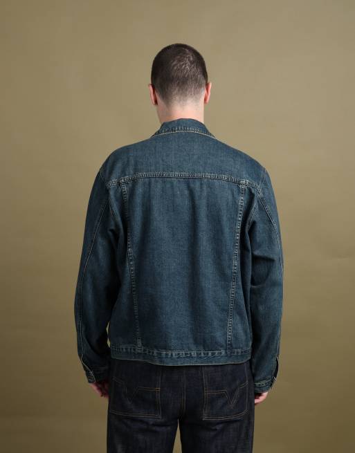 Vintage size L Burberry denim jacket in mid blue, 4 of 7
