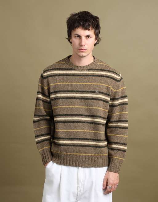 Vintage size L Burberry knitted jumper in green, 1 of 5