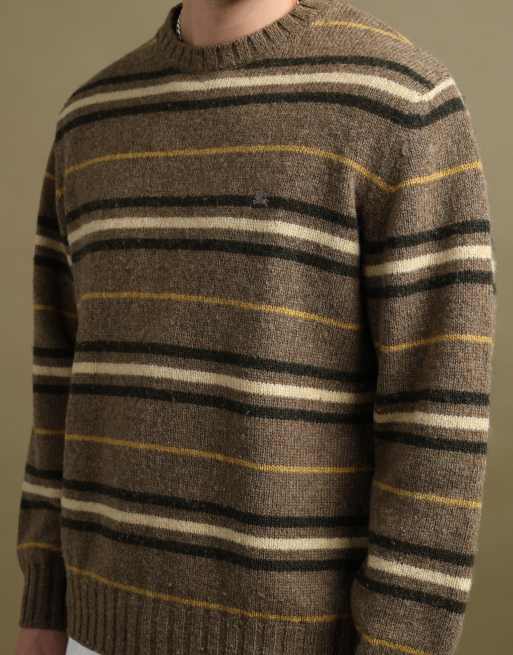 Vintage size L Burberry knitted jumper in green, 3 of 5