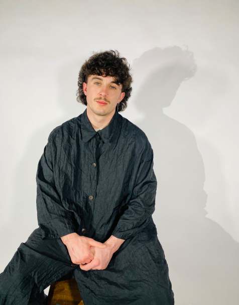 Vintage Size L Claudie Pierlot Nylon Jacket In Black - view 1