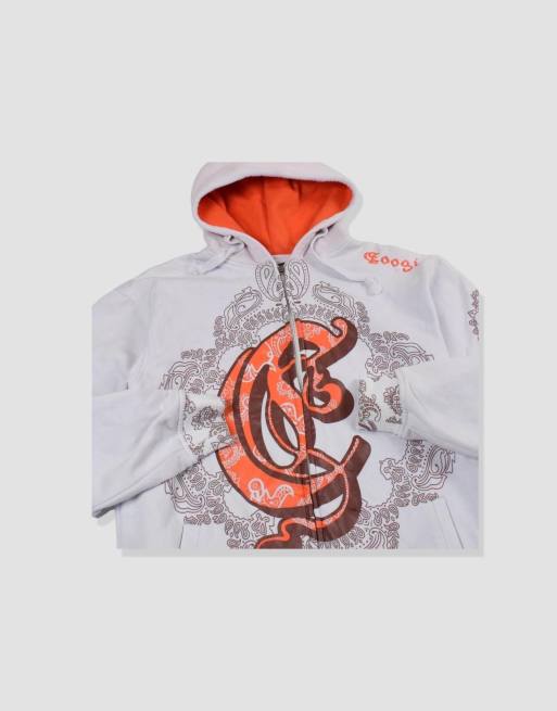 Vintage size L coogi hoodie in white, 3 of 4