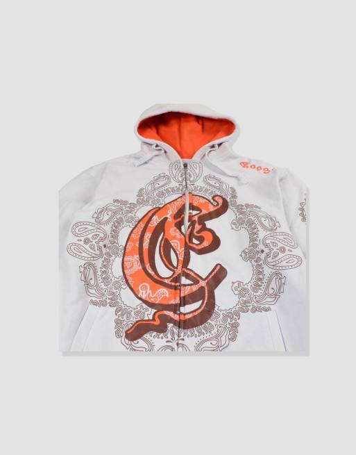 Vintage size L coogi hoodie in white, 4 of 4