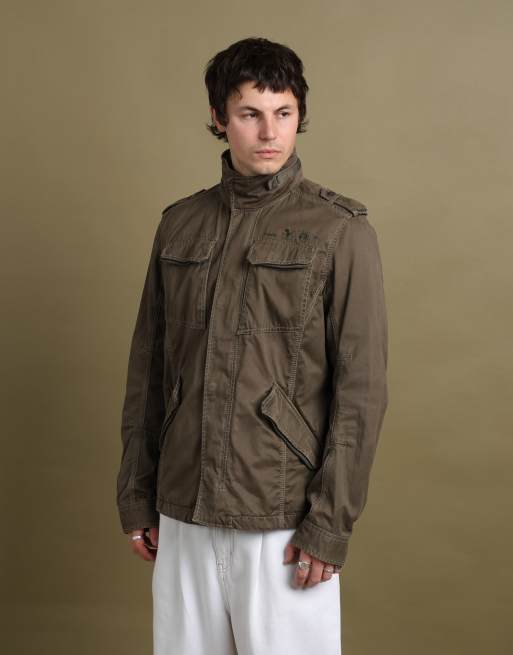 Vintage size L Diesel field jacket in green, 1 of 7