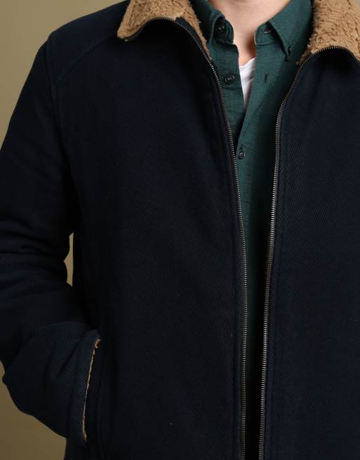 Vintage size L Dolce & Gabbana zip jacket (borg lined) in navy, 4 of 7