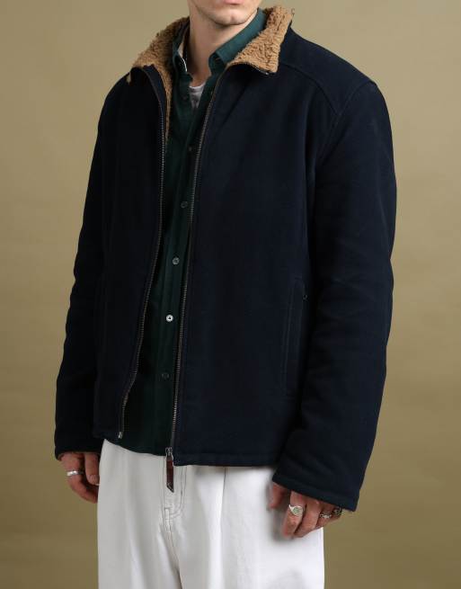 Vintage size L Dolce & Gabbana zip jacket (borg lined) in navy, 5 of 7