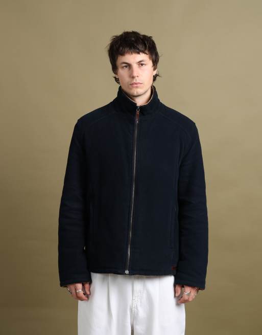 Vintage size L Dolce & Gabbana zip jacket (borg lined) in navy, 6 of 7