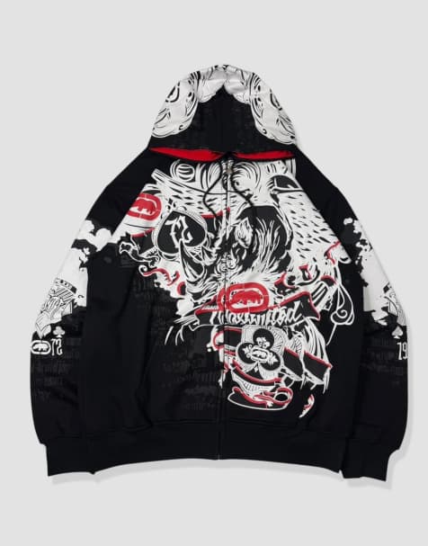 Vintage Size L Ecko Hoodie in Black - view 1