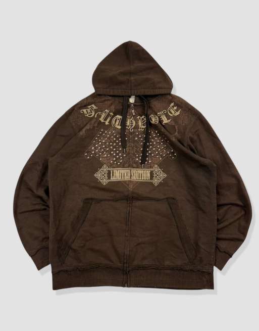 Vintage Size L Ecko Hoodie in Brown