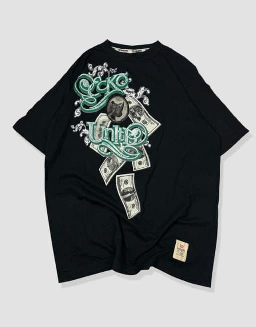 Vintage Size L Ecko Unltd T-Shirt in Black