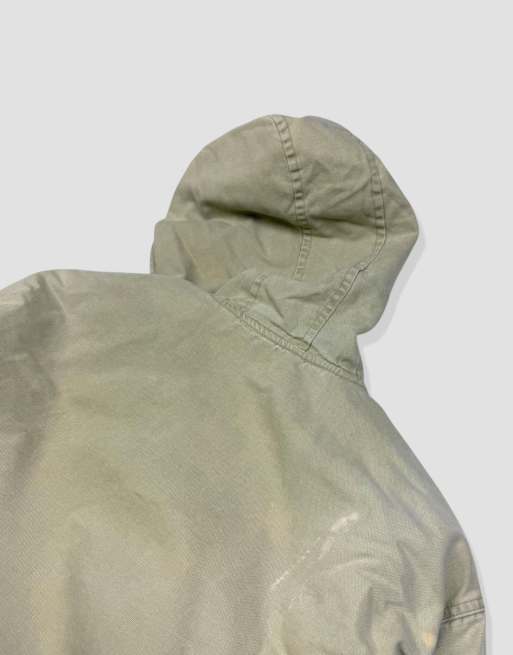 Vintage size L Energie heavyweight jacket in cream, 4 of 4