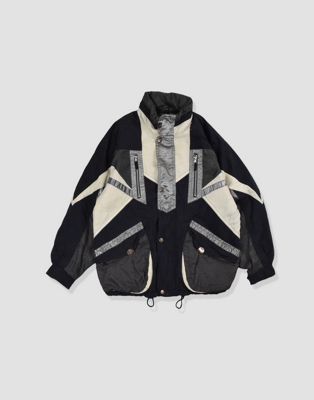 Vintage size L fila ski jacket in black