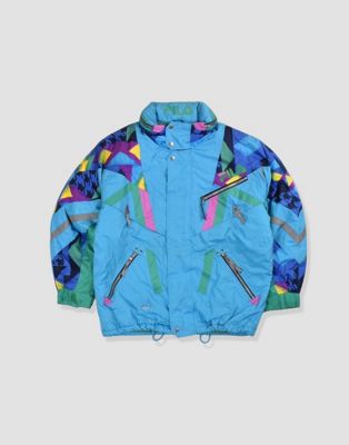 Vintage size L fila ski jacket in blue