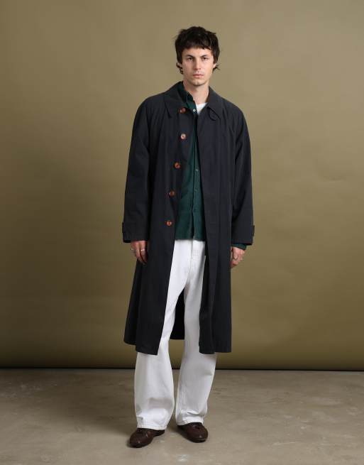 Vintage size L Giorgio Armani coat in navy, 1 of 7