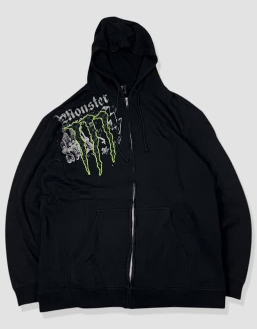 Vintage size L grunge hoodie in black