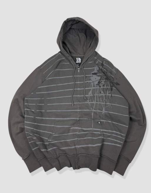 Vintage Size L Grunge Hoodie in Grey
