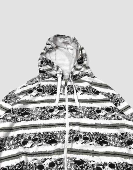 Vintage Size L Grunge Hoodie in White, 3 of 4