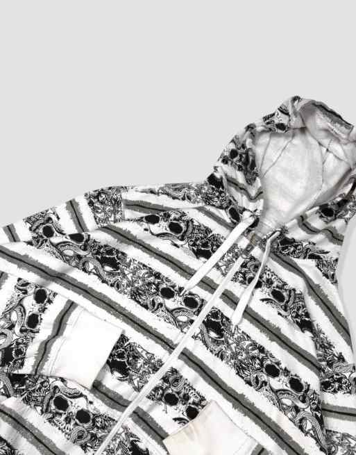 Vintage Size L Grunge Hoodie in White, 4 of 4