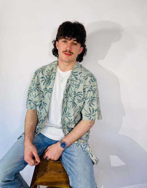 Vintage Size L Hawaiian Summer Shirt In Multi - view 1