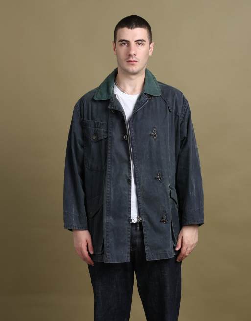 Vintage size L Jaeger field jacket in navy, 1 of 7