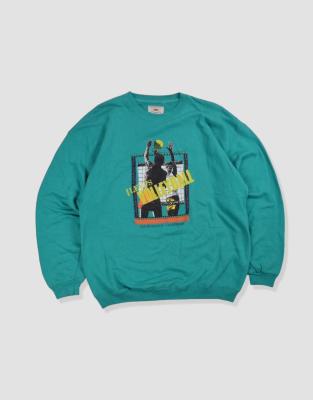 Vintage size L levi's graphic sweatshirt in turquoise