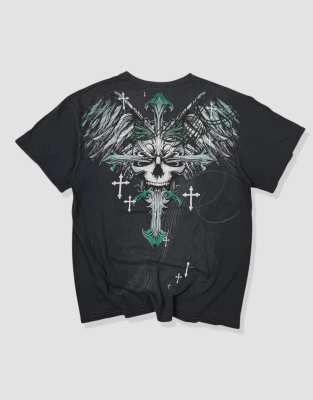 ［ MMA ］ MMA NRNL Tee / Black_XL Vintage Size L MMA Elite Grunge T-Shirt in Black | ASOS