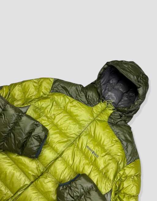 Vintage size L Montbell puffer jacket in green, 3 of 4