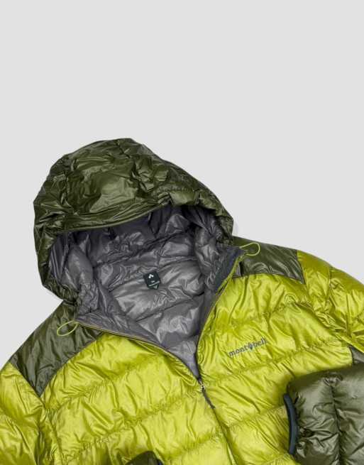 Vintage size L Montbell puffer jacket in green, 4 of 4