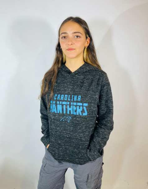 Vintage size l nfl carolina panthers hoodie in grey in grey - view 1