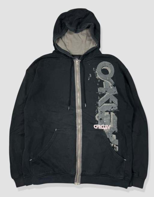 Vintage Size L Oakley Hoodie in Black