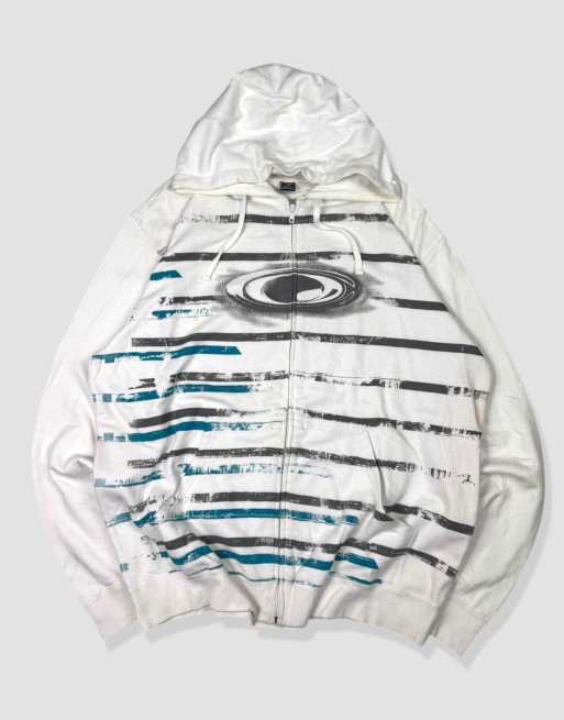 Vintage Size L Oakley Hoodie in White