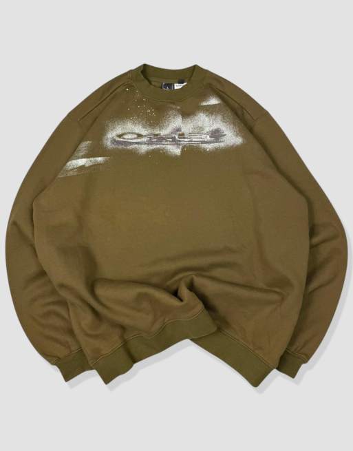 Vintage size L Oakley sweatshirt in green