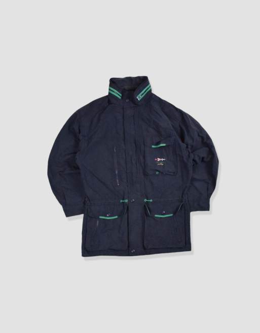 Vintage size L paul & shark jacket in navy blue